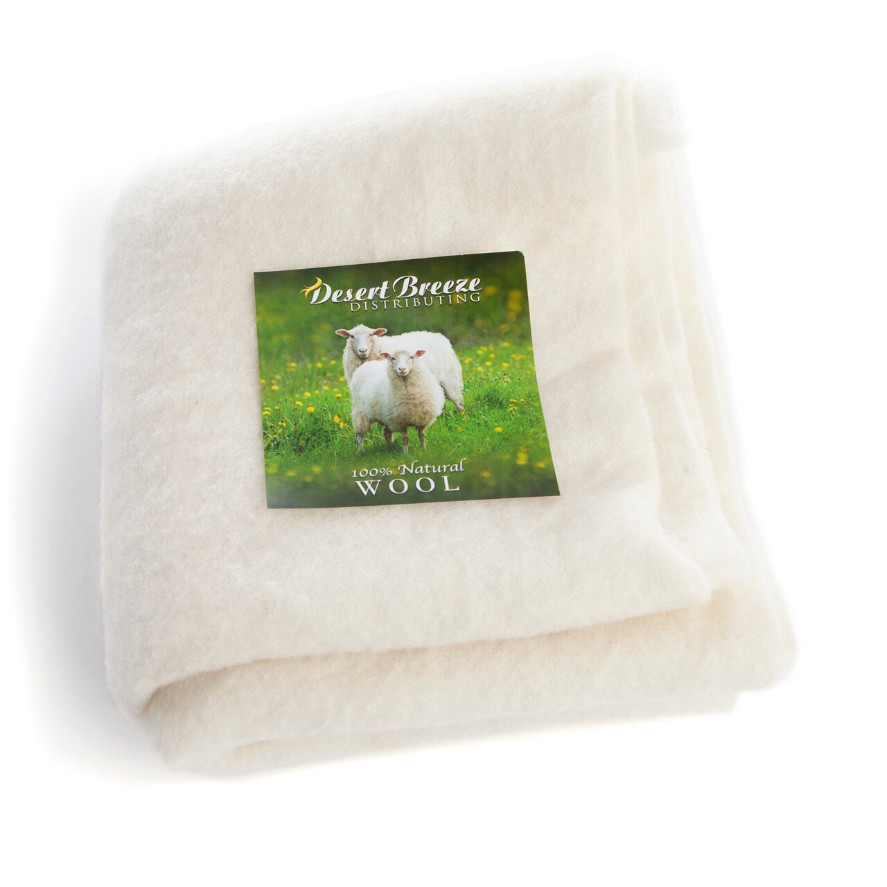 Pure Merino Wool, Extra Fine Pre Felt Fabric for Craft, Needle Felting, Wet Felting, 19 Micron, Natural Ecru Color, 12 x 59 inches